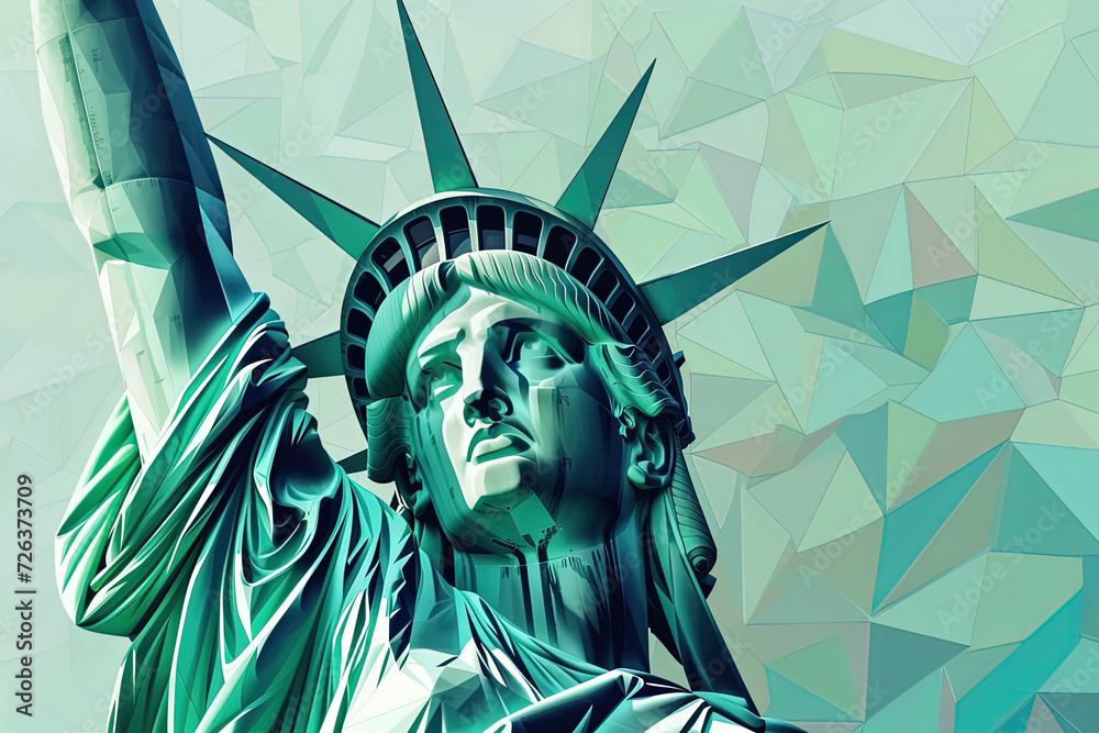 Obraz premium Liberty Luminance - Ultradetailed Statue of Liberty