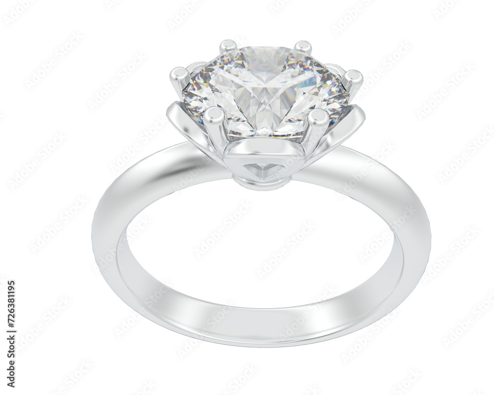 Jewelry isolated on background. 3d rendering - illustration Jewelry isolated on background. 3d rendering - illustration