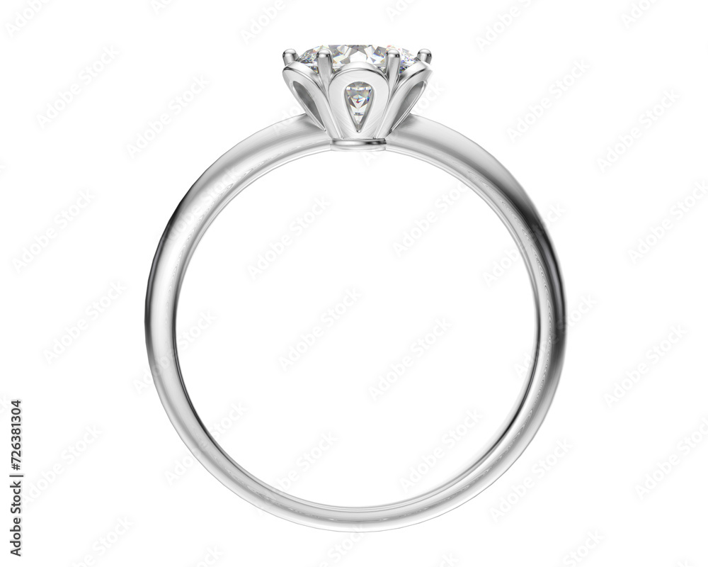 Jewelry isolated on background. 3d rendering - illustration Jewelry isolated on background. 3d rendering - illustration