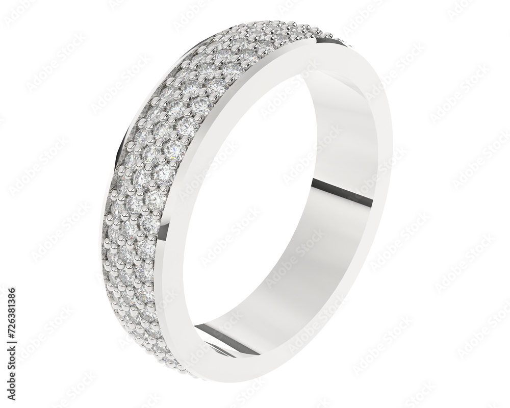 Jewelry isolated on background. 3d rendering - illustration Jewelry isolated on background. 3d rendering - illustration