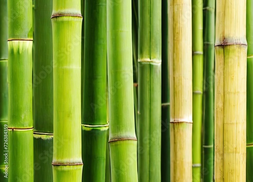 Detail of a bamboo tree