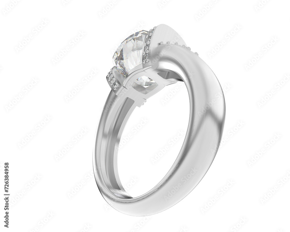 Jewelry isolated on background. 3d rendering - illustration Jewelry isolated on background. 3d rendering - illustration