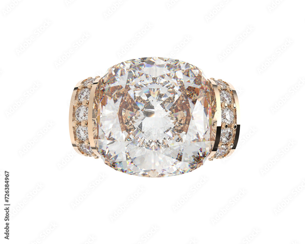 Jewelry isolated on background. 3d rendering - illustration Jewelry isolated on background. 3d rendering - illustration