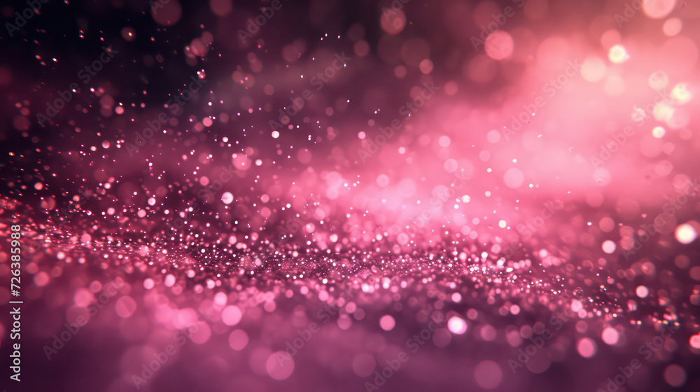 pink luxury glitter and bokeh particles, pink bokeh background, holiday festival background pink luxury glitter and bokeh particles, pink bokeh background, holiday festival background