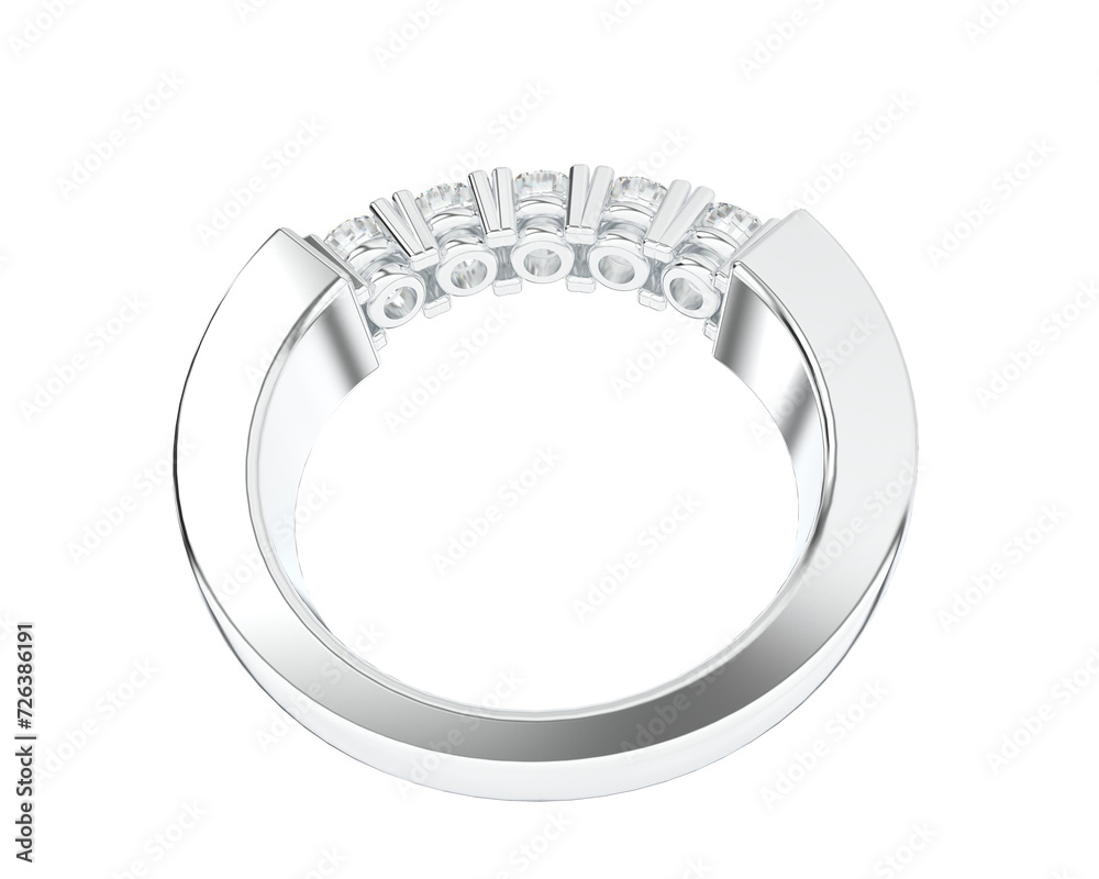 Jewelry isolated on background. 3d rendering - illustration Jewelry isolated on background. 3d rendering - illustration