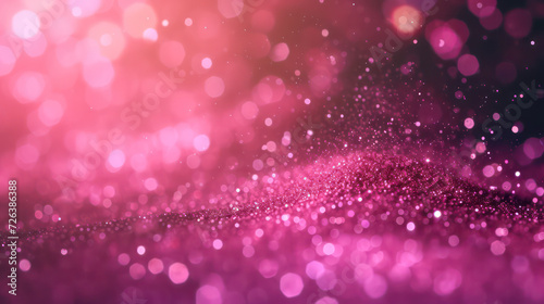 pink luxury glitter and bokeh particles  pink bokeh background  holiday festival background