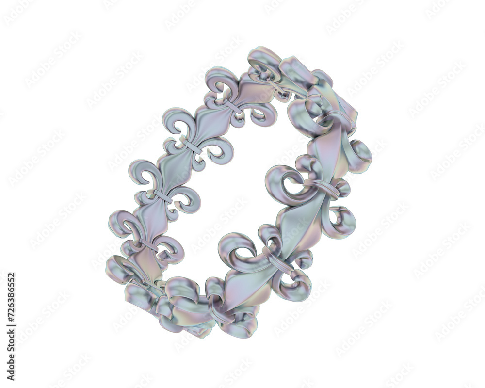 Jewelry isolated on background. 3d rendering - illustration Jewelry isolated on background. 3d rendering - illustration
