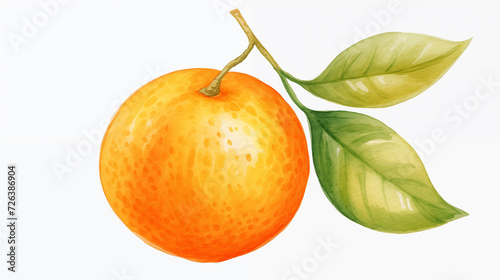 Hand drawn orange illustration picture
