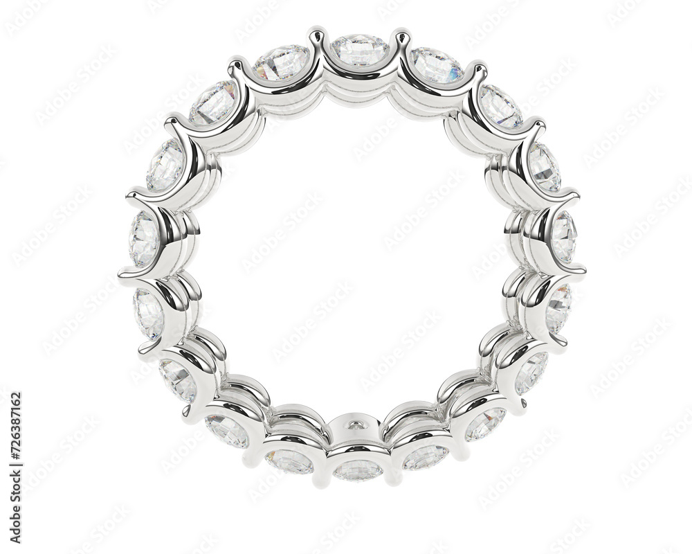 Obraz premium Jewelry isolated on background. 3d rendering - illustration