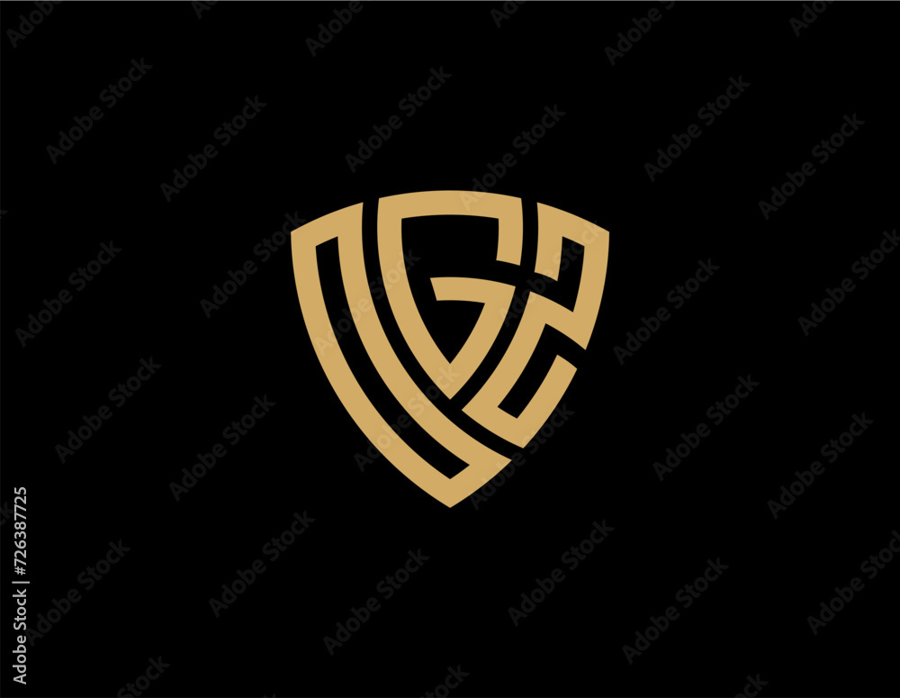 OGZ creative letter logo design vector icon illustration	