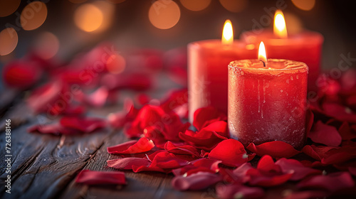 Ignite romance with candles  let the soft glow dance on roses. A perfect symphony of warmth and passion. Elevate your moments with the allure of candlelight and the fragrance of roses