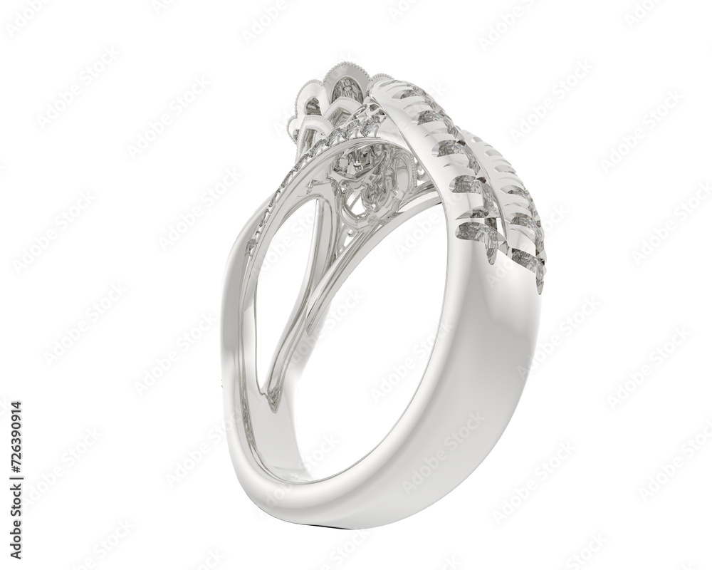 Jewelry isolated on background. 3d rendering - illustration Jewelry isolated on background. 3d rendering - illustration