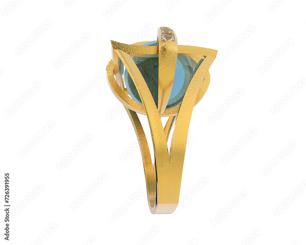Jewelry isolated on background. 3d rendering - illustration Jewelry isolated on background. 3d rendering - illustration