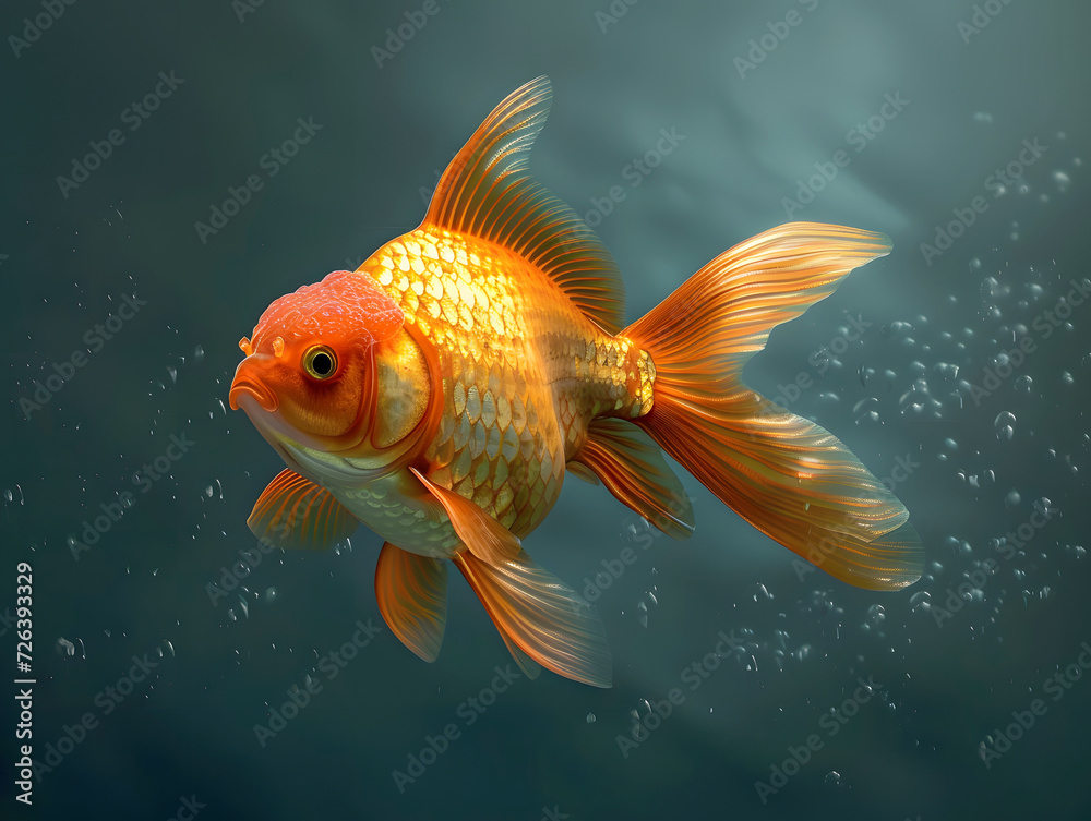 goldfish in aquarium goldfish in aquarium