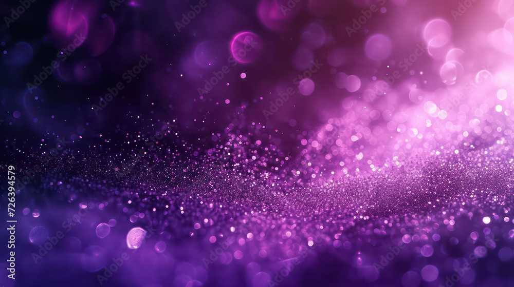 purple luxury glitter and bokeh particles, purple bokeh background, holiday festival background purple luxury glitter and bokeh particles, purple bokeh background, holiday festival background