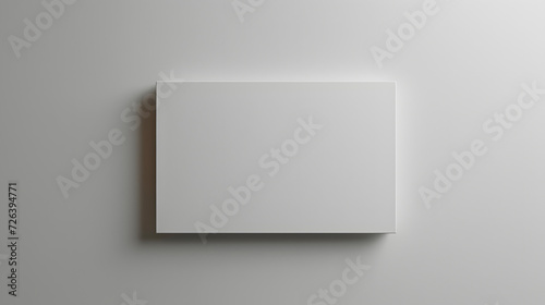 Minimalistic bright aesthetic ad advertising mockup with blank white empty paper frame board billboard Sign template with copy space for text, indoor announcement promotion concept