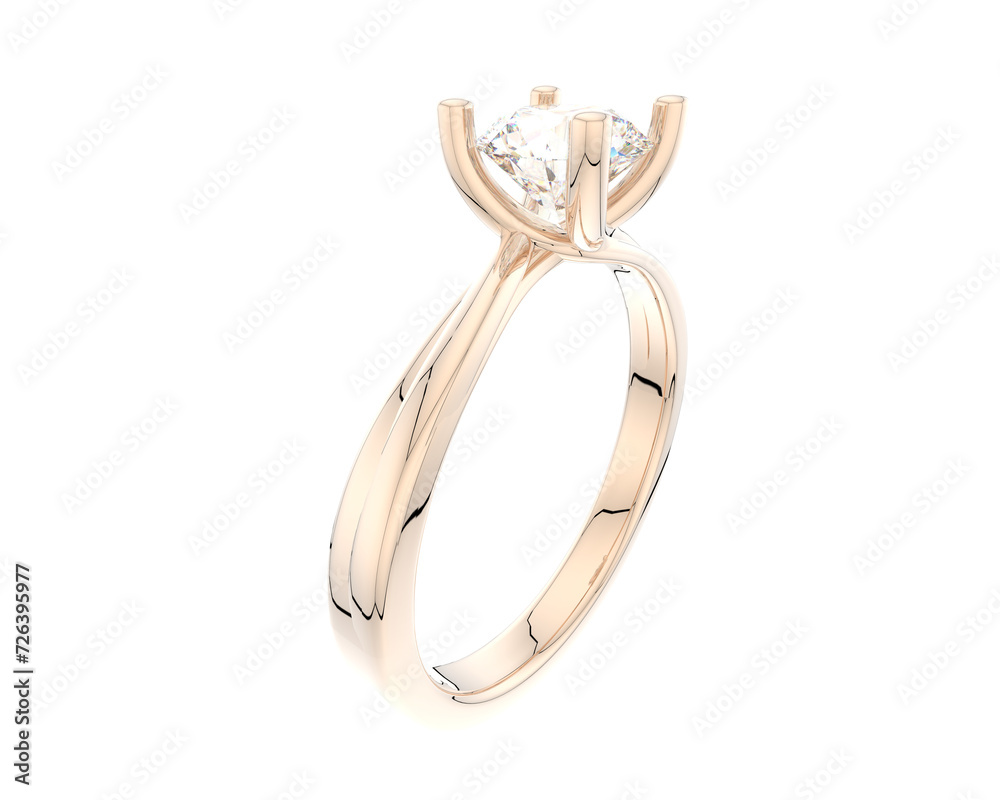 Jewelry isolated on background. 3d rendering - illustration