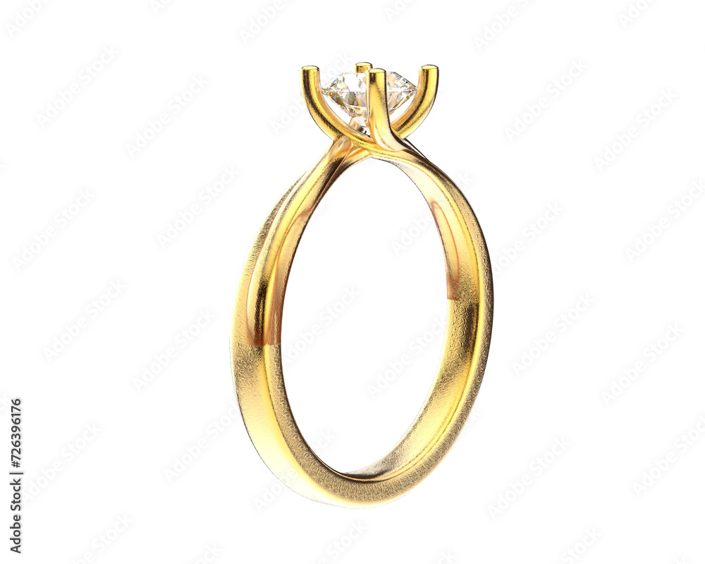 Jewelry isolated on background. 3d rendering - illustration