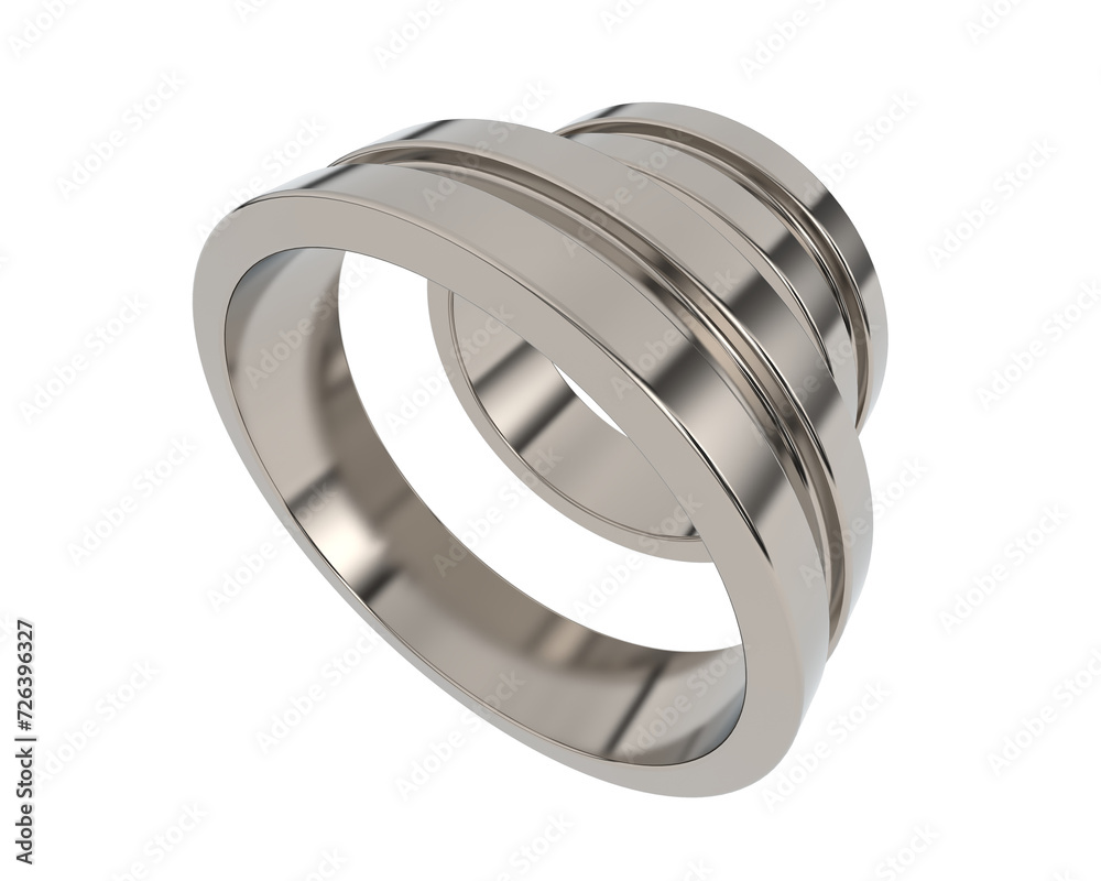 Jewelry isolated on background. 3d rendering - illustration Jewelry isolated on background. 3d rendering - illustration