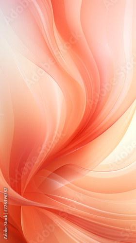 Abstract futuristic background with red wave shapes. Visualization of motion waves. Wallpaper or backdrop for modern projects