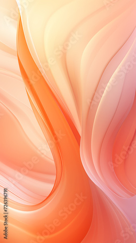 Abstract futuristic background with red wave shapes. Visualization of motion waves. Wallpaper or backdrop for modern projects