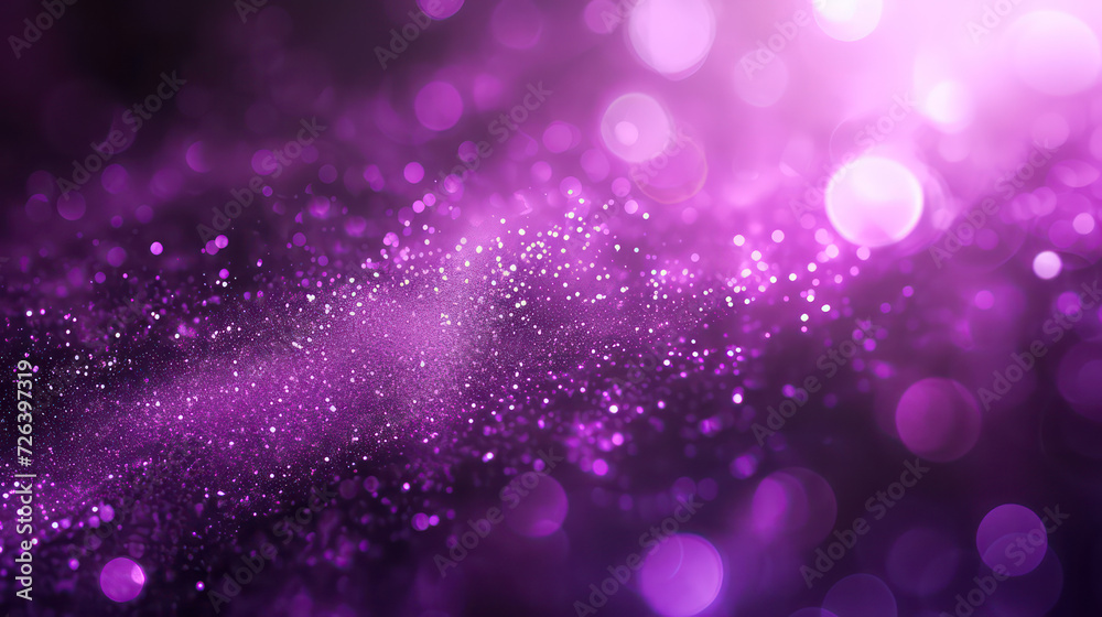 purple luxury glitter and bokeh particles, purple bokeh background, holiday festival background purple luxury glitter and bokeh particles, purple bokeh background, holiday festival background