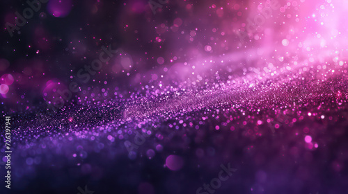 purple luxury glitter and bokeh particles, purple bokeh background, holiday festival background