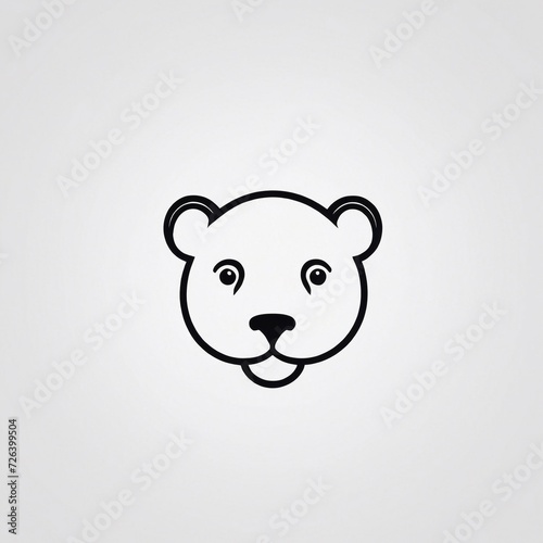 Bold Monochromatic Animal Vector Icon