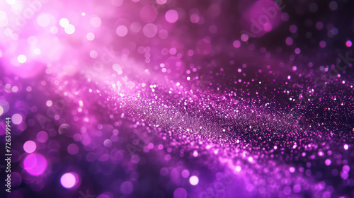 purple luxury glitter and bokeh particles, purple bokeh background, holiday festival background