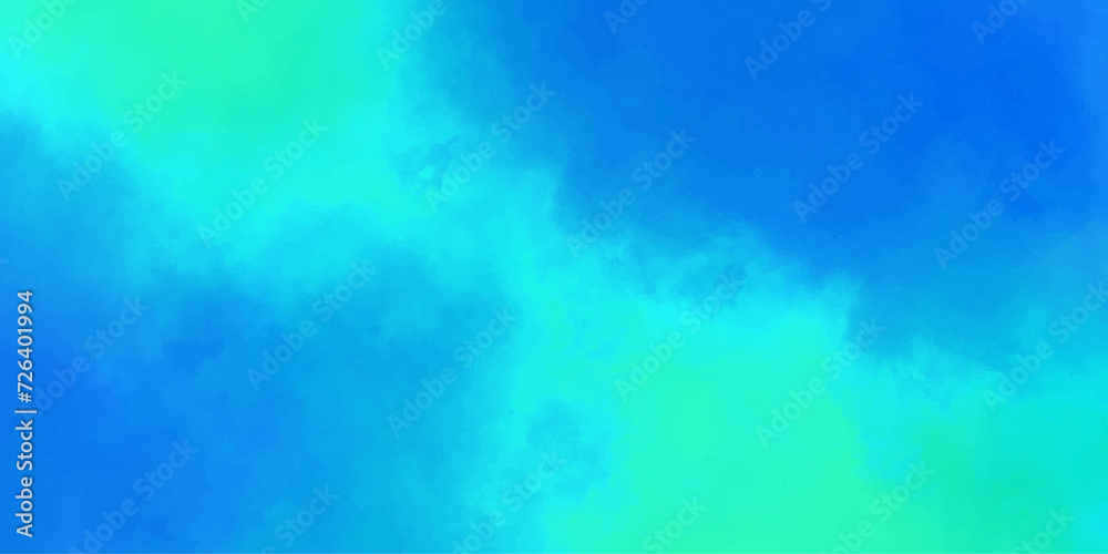 Blue Mint isolated cloud,sky with puffy,fog effect,soft abstract.cloudscape atmosphere.design element mist or smog.before rainstorm background of smoke vape smoky illustration hookah on.
