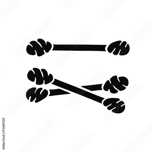 Cotton swabs for ears, personal hygiene, vector