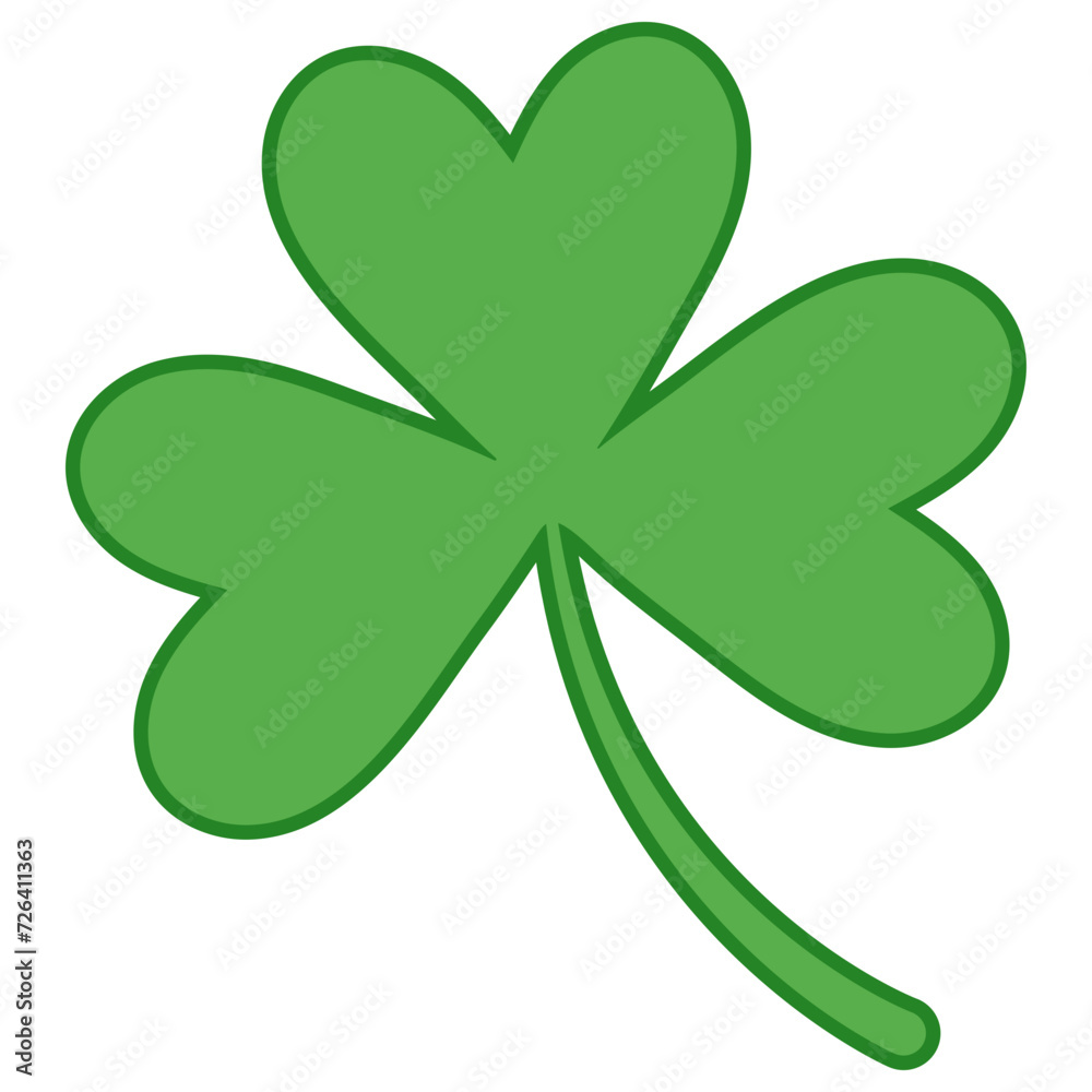 Lineal Color Clover Leaves Lineal Color Clover Leaves