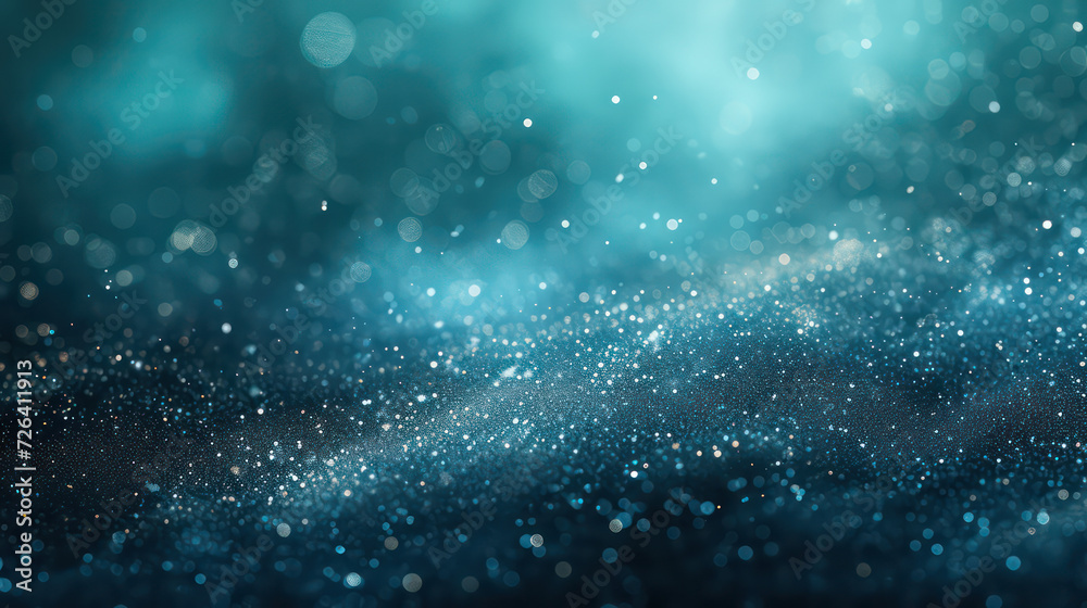 turqoise luxury glitter and bokeh particles, turqoise bokeh background, holiday festival background turqoise luxury glitter and bokeh particles, turqoise bokeh background, holiday festival background