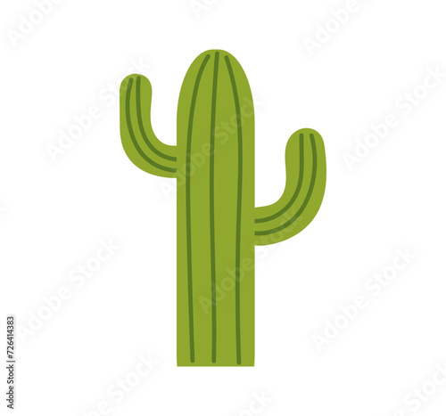 Cactus saguaro icon. Vector illustration.