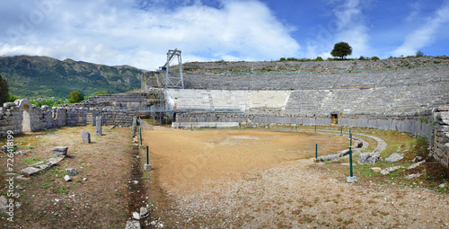 Ancient theater of Dodona, Greece photo