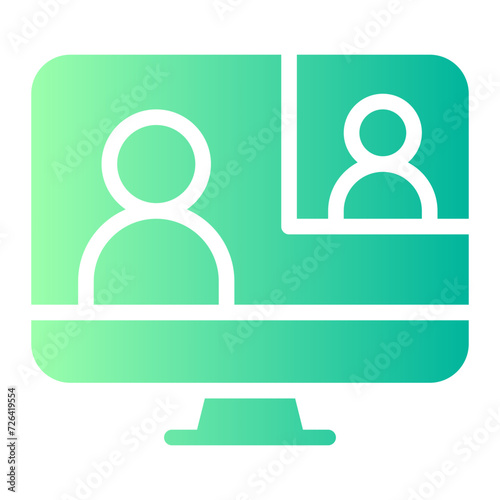 meeting gradient icon