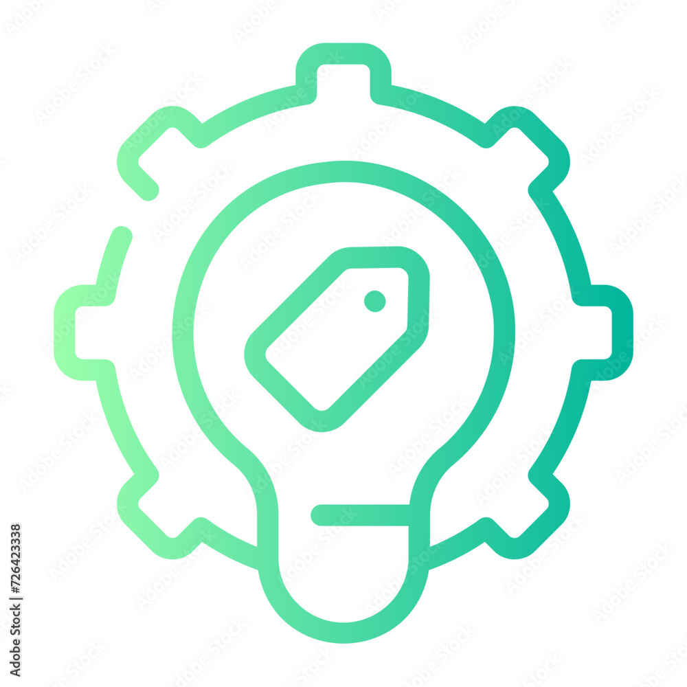 brand development gradient icon brand development gradient icon