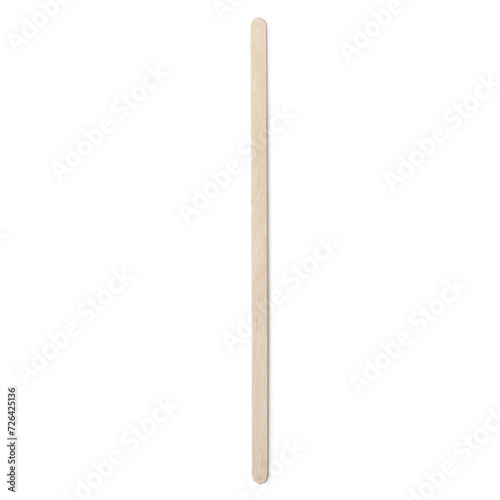 Realistic coffee stick isolated on transparent background.fit element for scenes project.