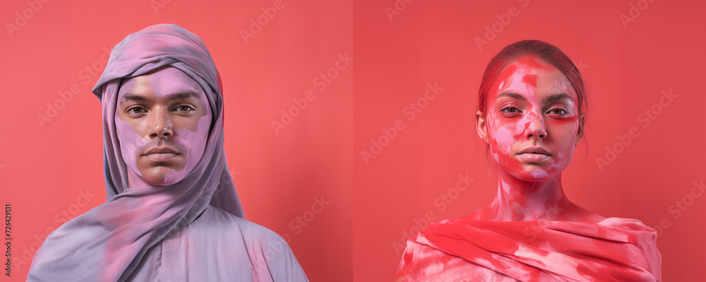 The Power of Makeup, Fictional Character Created by Generated AI. The Power of Makeup, Fictional Character Created by Generated AI.