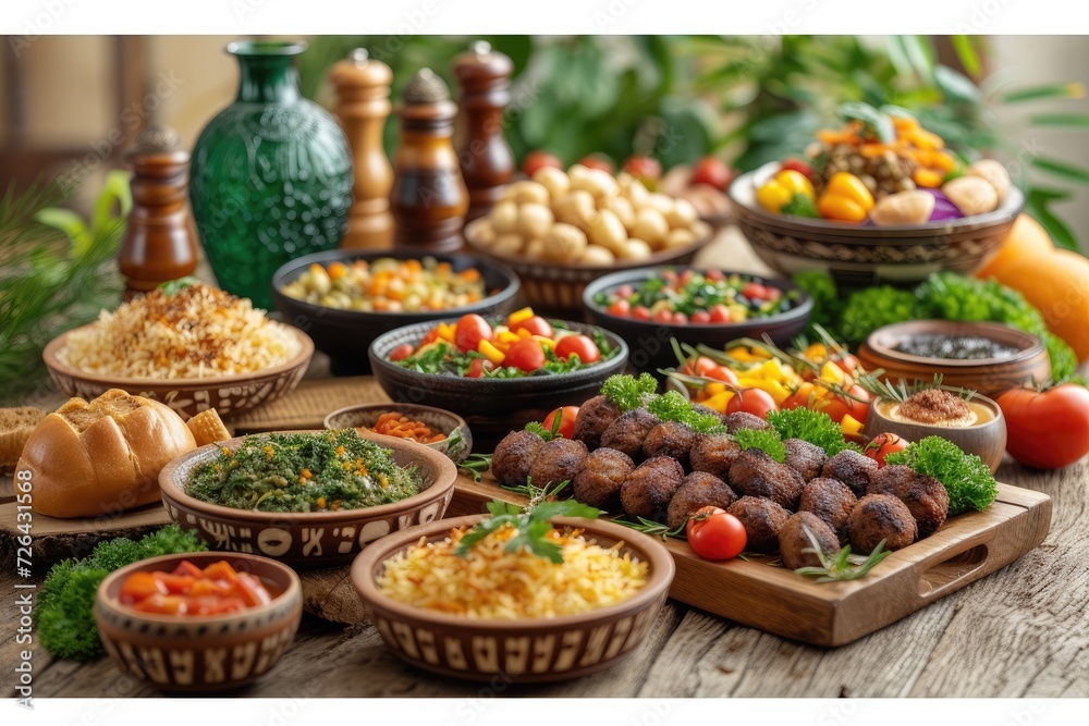 Ramadan iftar meal ideas advertising food photography