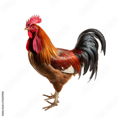 rooster on transparent background