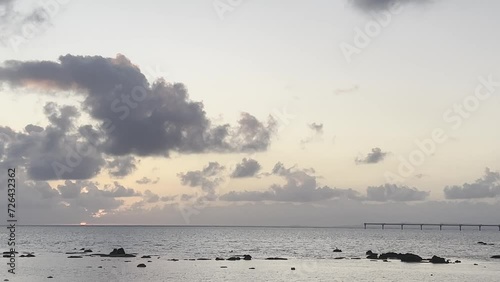 沖縄豊見城しおさい公園から見た夕景 photo