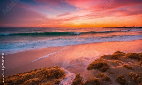 Beautiful tropical beach with white sand,