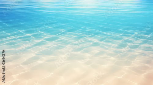 Aerial view of beautiful beach  simple  calm composition in clear blue