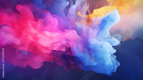 Abstract background with smoke