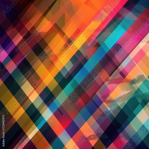 Geometric figures pattern background, ornaments and shapes © Hristo Shanov