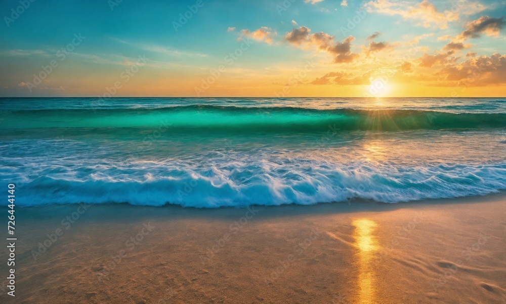 Soft beautiful ocean wave on sandy beach. baeutiful landscape beach Soft beautiful ocean wave on sandy beach. baeutiful landscape beach