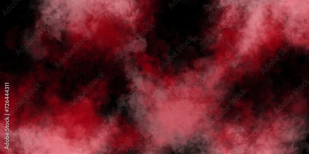 Red Black transparent smoke cumulus clouds vector cloud smoky illustration.realistic fog or mist,before rainstorm.isolated cloud fog effect background of smoke vape cloudscape atmosphere.hookah on.
