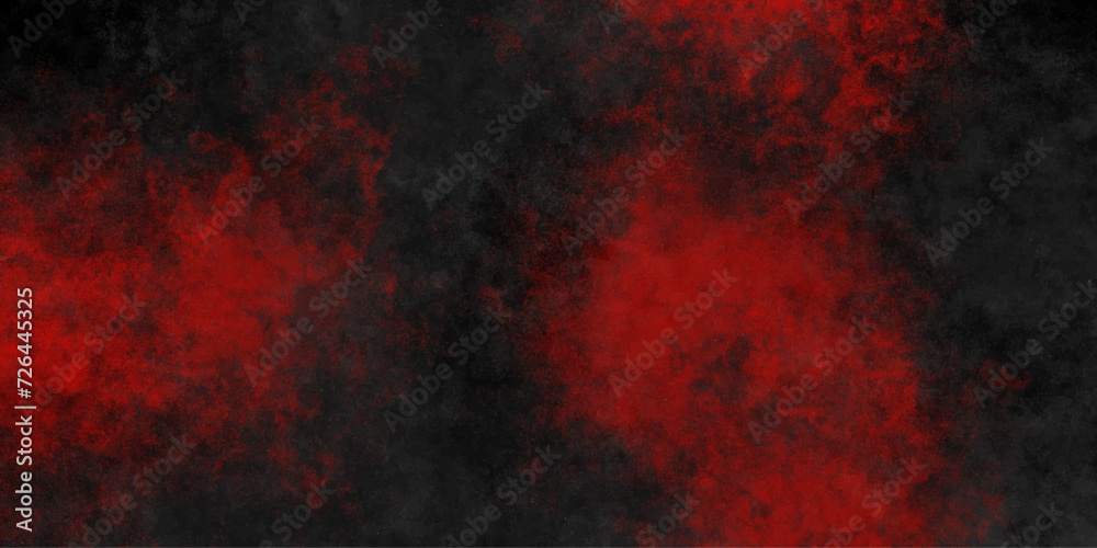 Black Red fog effect smoke exploding design element.texture overlays background of smoke vape.realistic fog or mist hookah on canvas element.soft abstract.reflection of neon smoky illustration.

