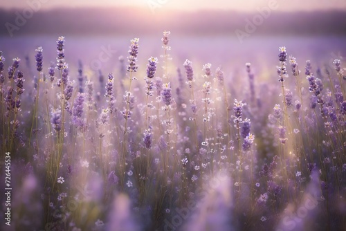 lavender in the morning